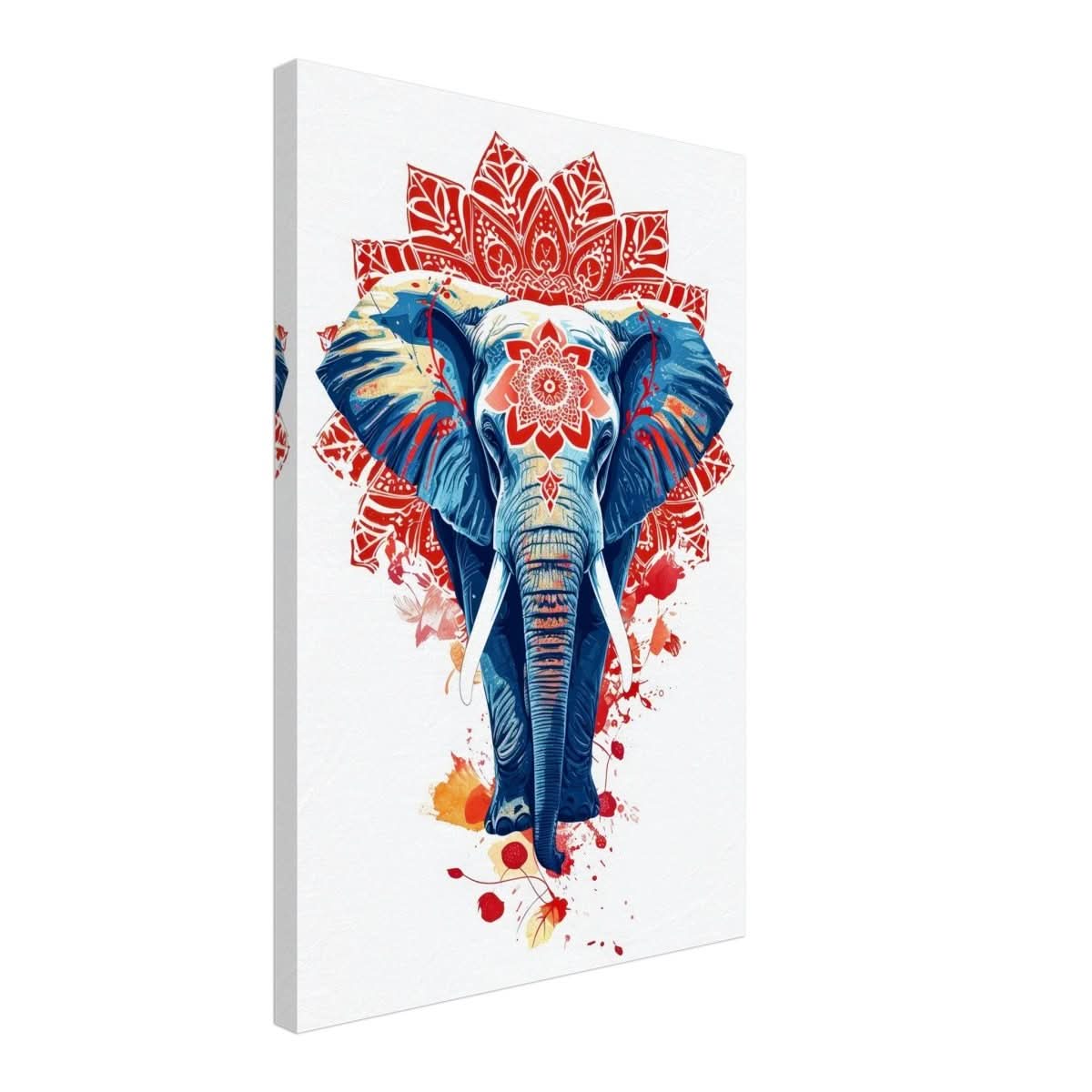 Da Vinci Animal Kingdom Wall art | Wildlife | Elephant - Canvas - 40x60 cm / 16x24″ - Slim