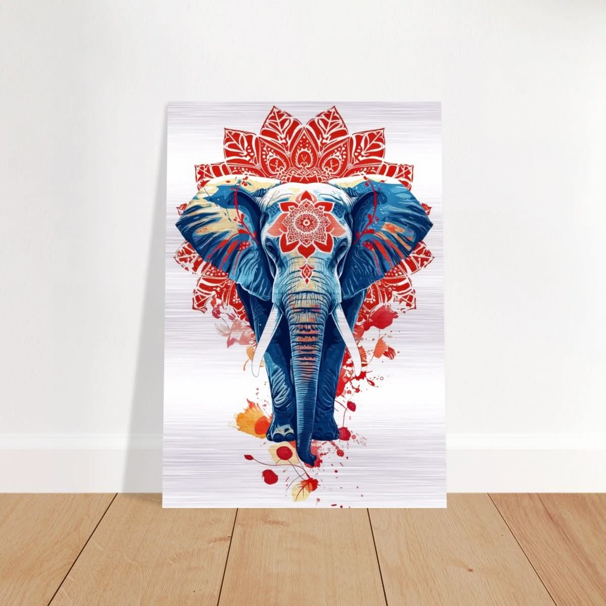 Da Vinci Animal Kingdom Wall art | Wildlife | Elephant - Brushed Aluminum Print - 70x100 cm / 28x40″ -