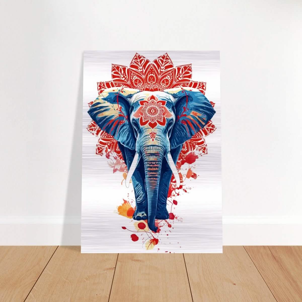 Da Vinci Animal Kingdom Wall art | Wildlife | Elephant - Brushed Aluminum Print - 70x100 cm / 28x40″ -