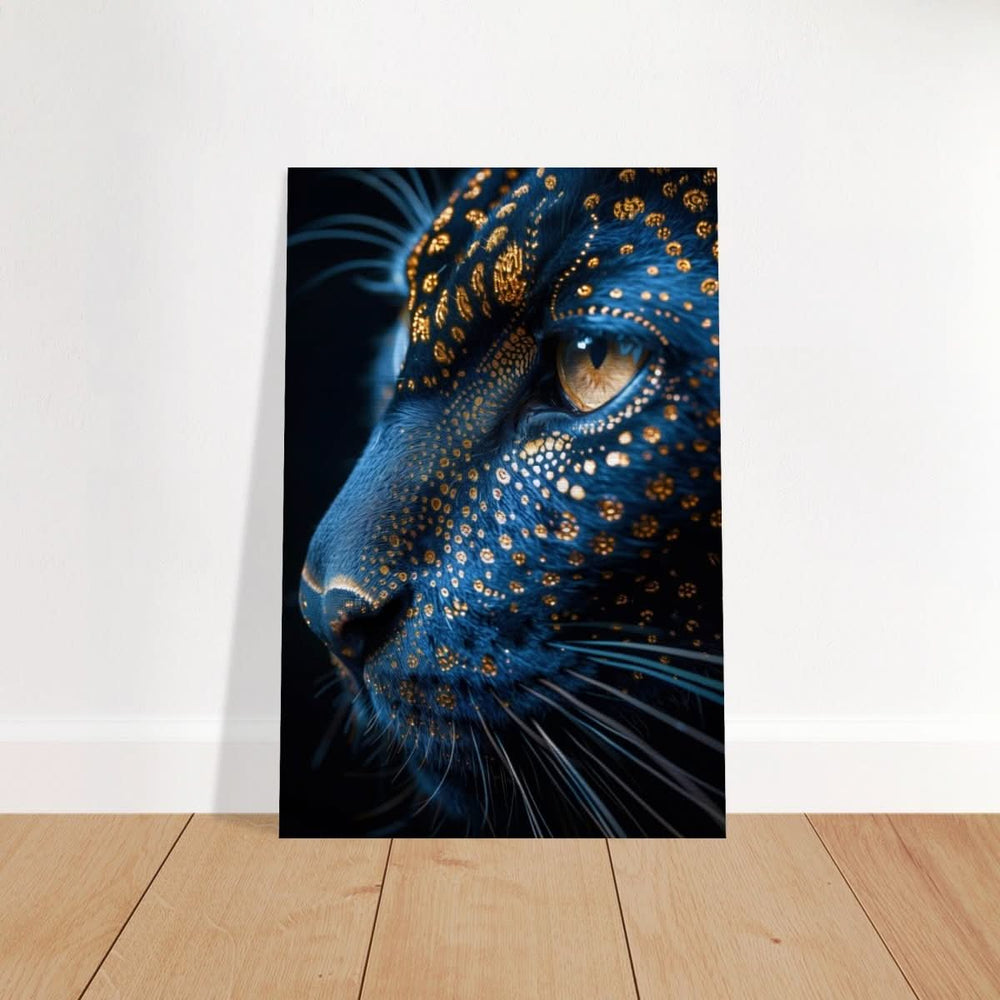 Da Vinci Animal Kingdom Wall art | Wildlife | Javan leopard - Brushed Aluminum Print - 40x60 cm / 16x24″ -