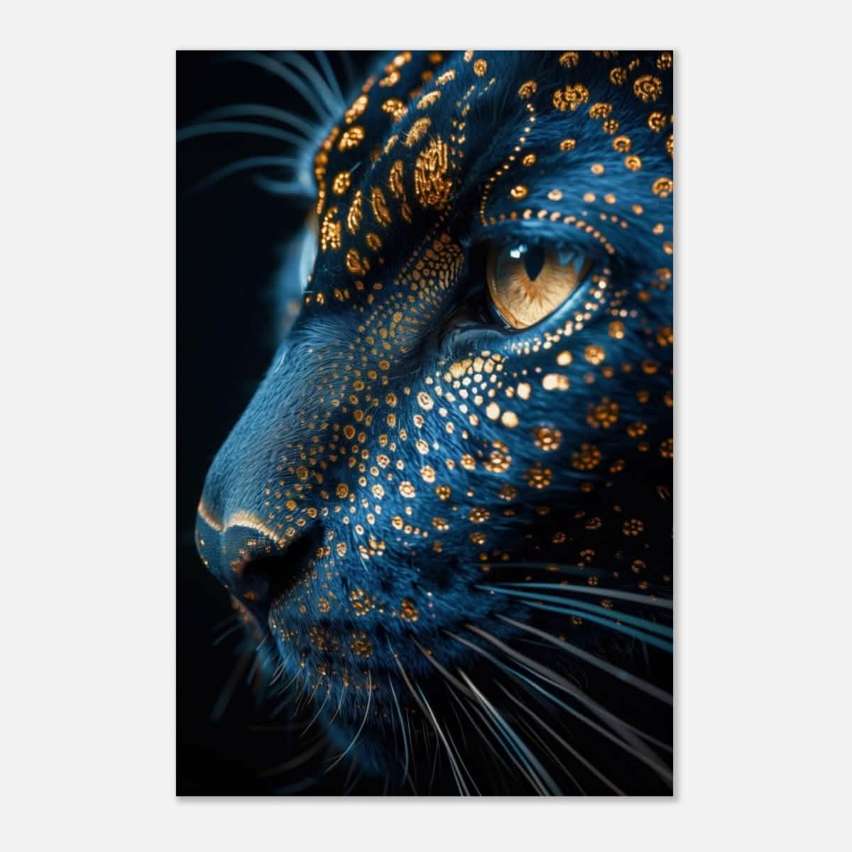 Da Vinci Animal Kingdom Wall art | Wildlife | Javan leopard - Wood Prints - 30x45 cm / 12x18″ - 20 mm