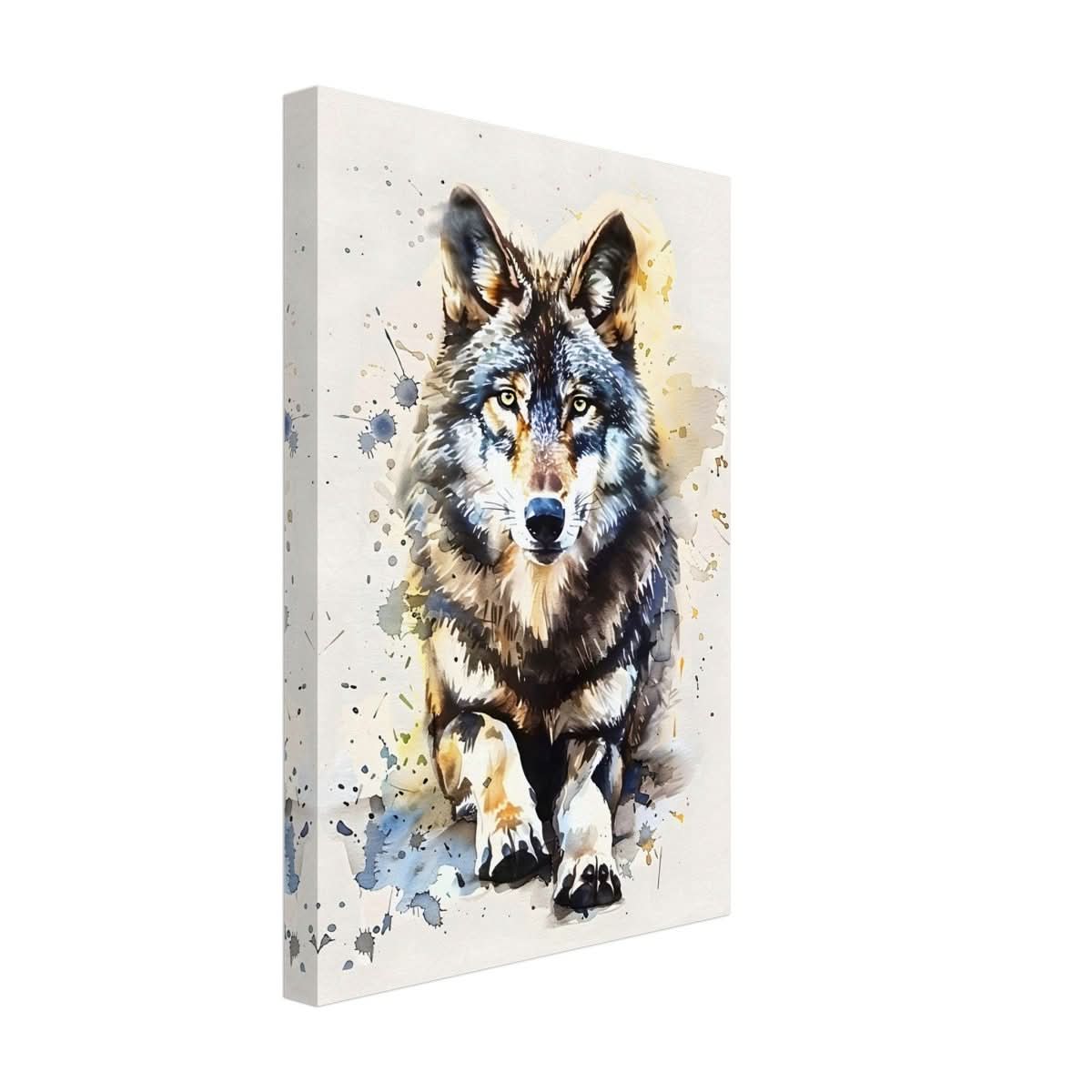Da Vinci Animal Kingdom Wall art | Wildlife | Wolf - Canvas - 30x45 cm / 12x18″ - Thick