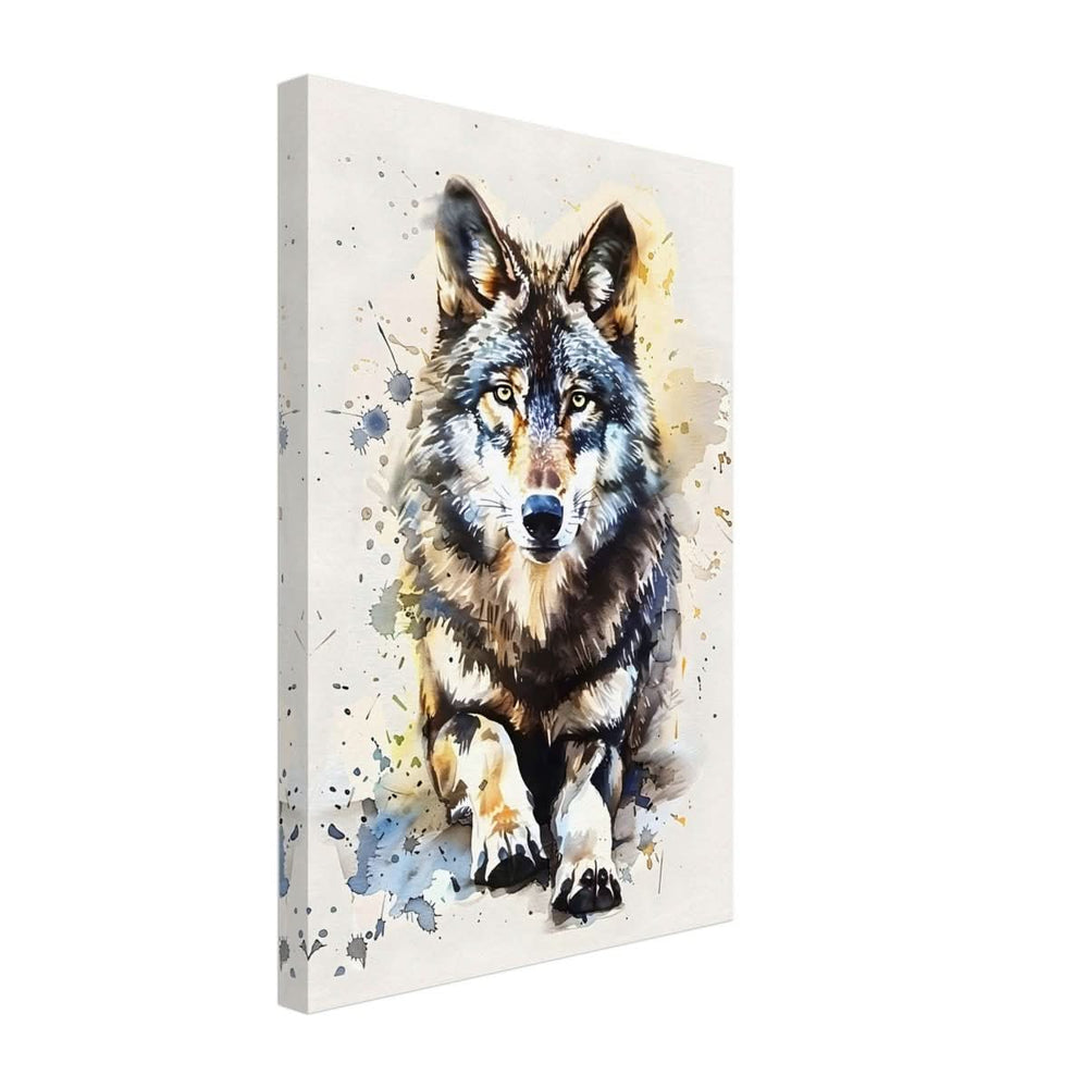 Da Vinci Animal Kingdom Wall art | Wildlife | Wolf - Canvas - 30x45 cm / 12x18″ - Slim