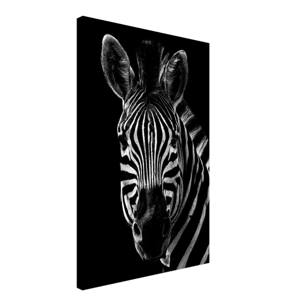 Da Vinci Animal Wall art | Zebra| Animal black and white Prints - Canvas - 50x75 cm / 20x30″ - Thick
