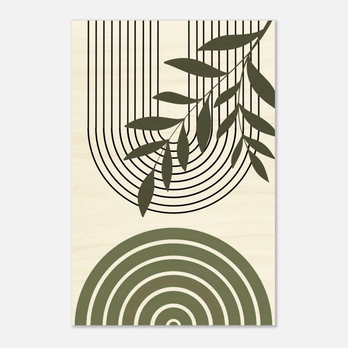 Da Vinci Bohemian Modern Art Wall art print - Wood Prints - 50x75 cm / 20x30″ -