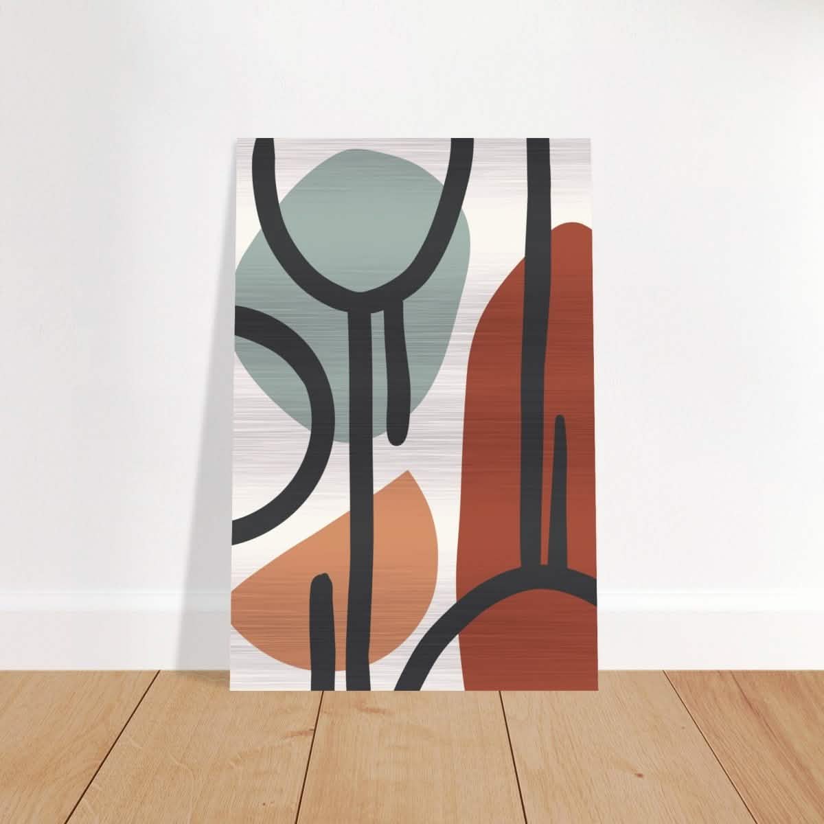 Da Vinci Bohemian Modern Art Wall art print - Brushed Aluminum Print - 40x60 cm / 16x24″ -