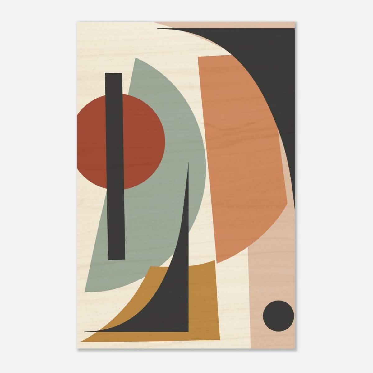 Da Vinci Bohemian Modern Art Wall art print - Wood Prints - 40x60 cm / 16x24″ -