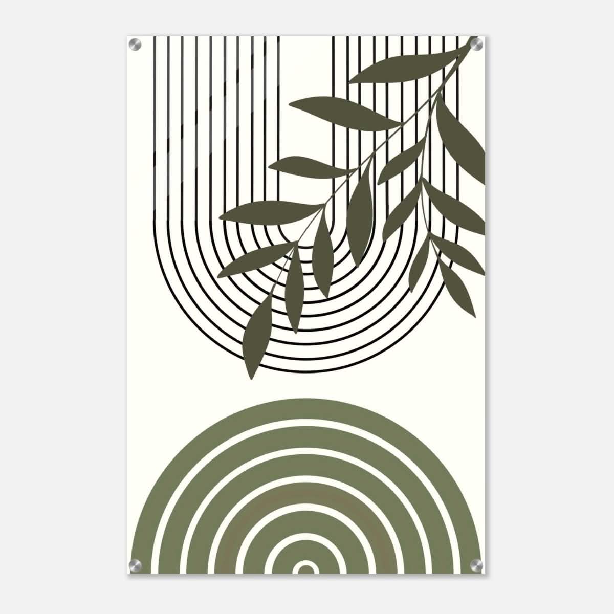 Da Vinci Bohemian Modern Art Wall art print - Acrylic Print - 60x90 cm / 24x36″ -