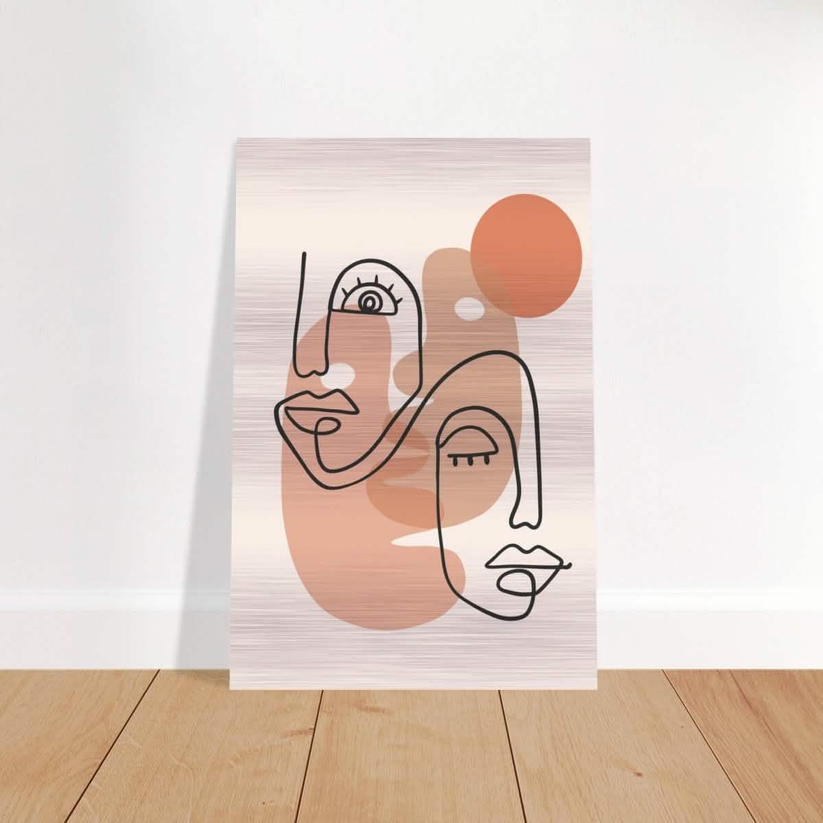 Da Vinci Bohemian Modern Art Wall art print - Brushed Aluminum Print - 30x45 cm / 12x18″ -