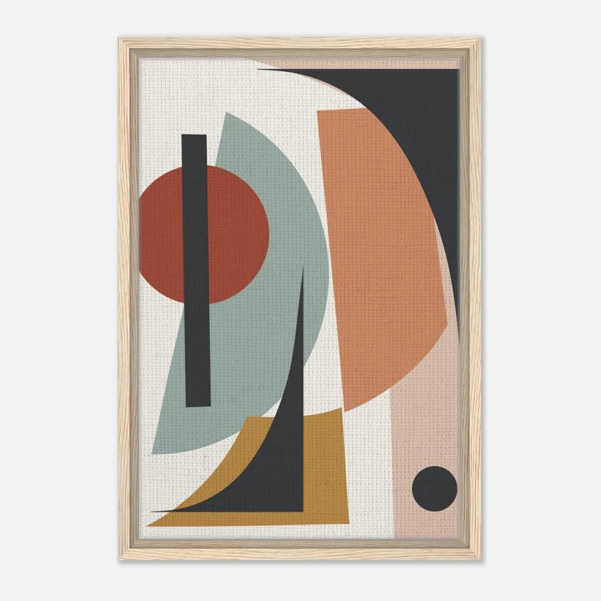 Da Vinci Bohemian Modern Art Wall art print - Framed Canvas - 40x60 cm / 16x24″ - Wood frame