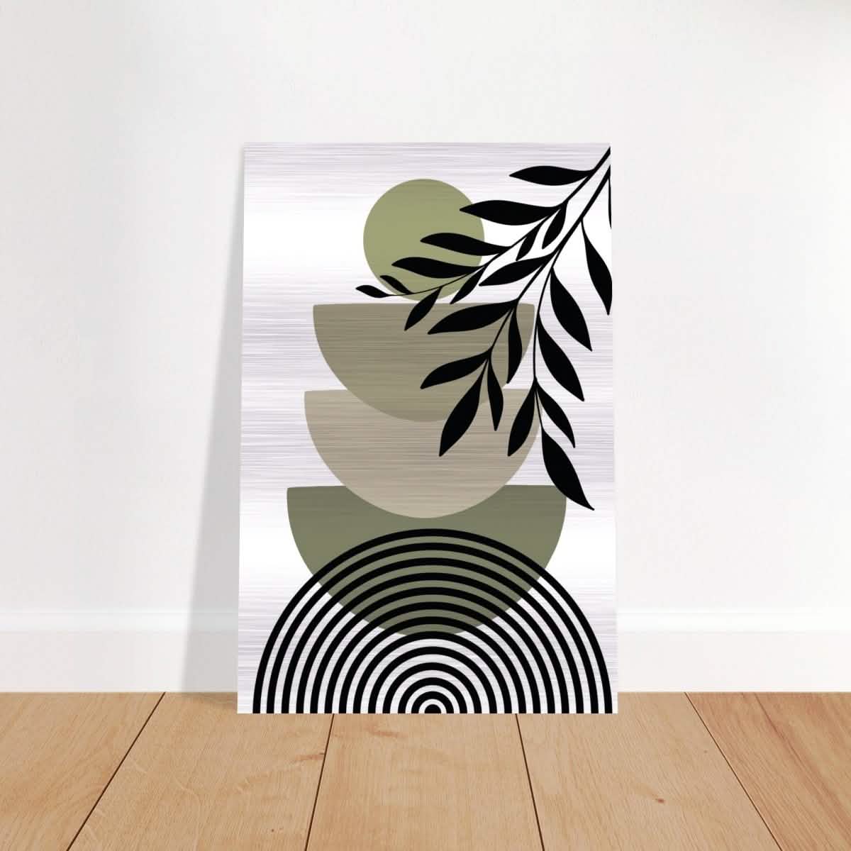 Da Vinci Bohemian Modern Art Wall art print - Brushed Aluminum Print - 30x45 cm / 12x18″ -