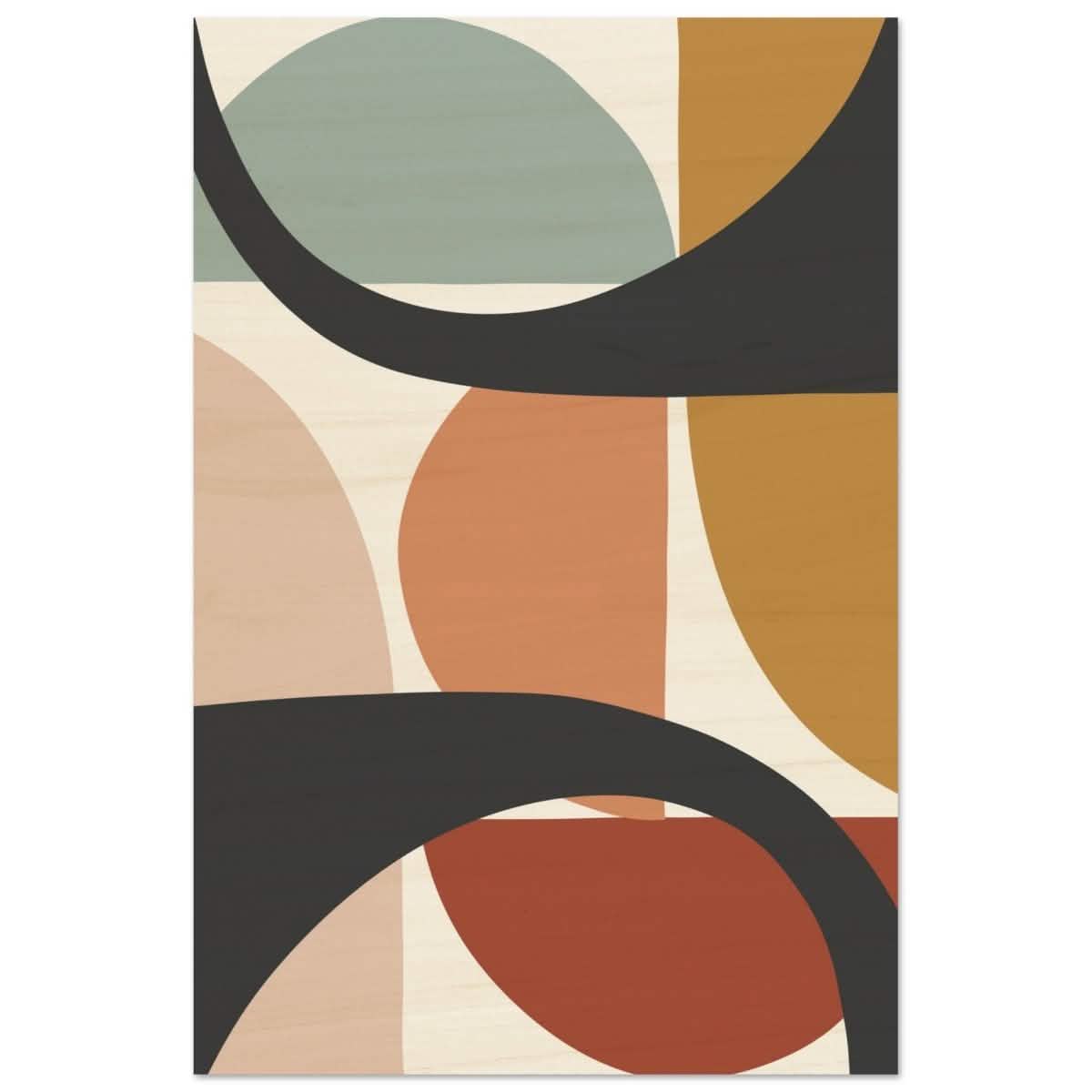 Da Vinci Bohemian Modern Art Wall art print - Wood Prints - 30x45 cm / 12x18″ -