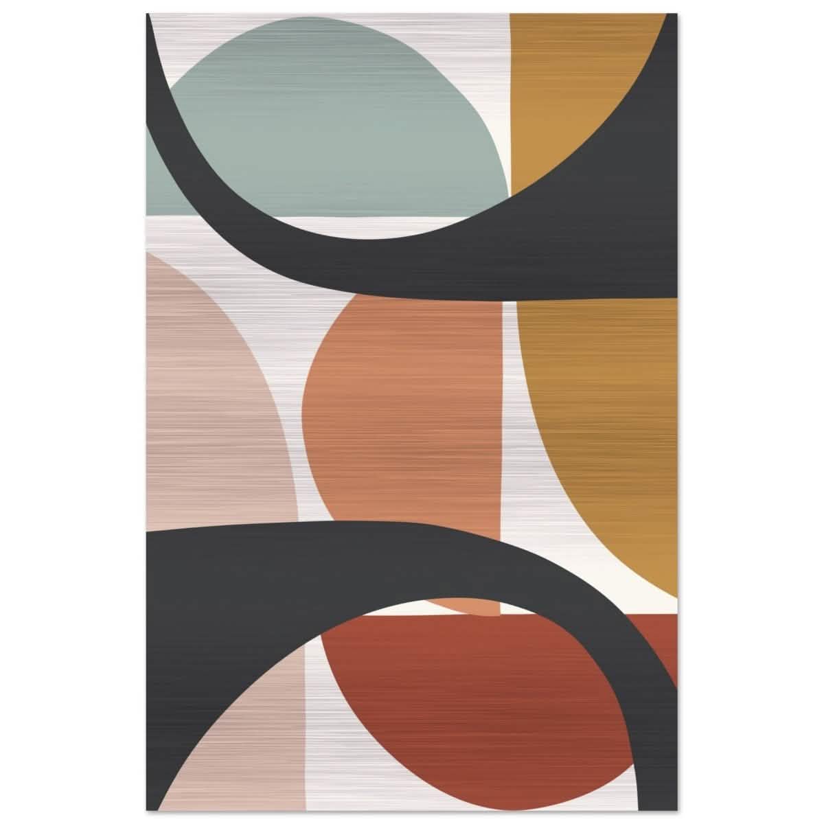 Da Vinci Bohemian Modern Art Wall art print - Brushed Aluminum Print - 30x45 cm / 12x18″ -