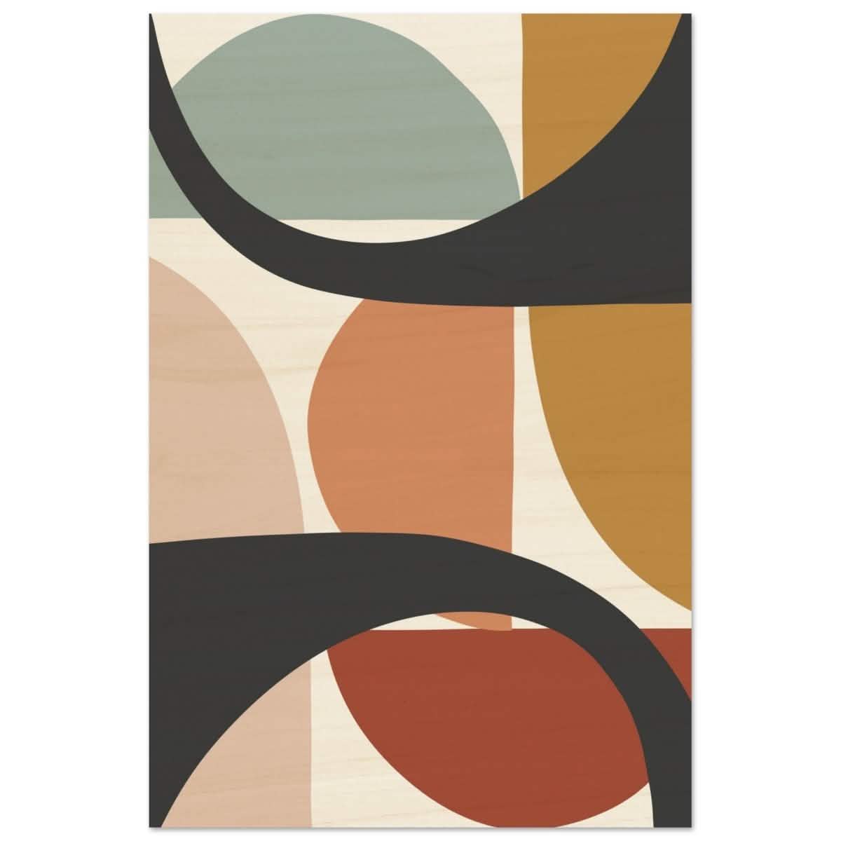 Da Vinci Bohemian Modern Art Wall art print - Wood Prints - 50x75 cm / 20x30″ -