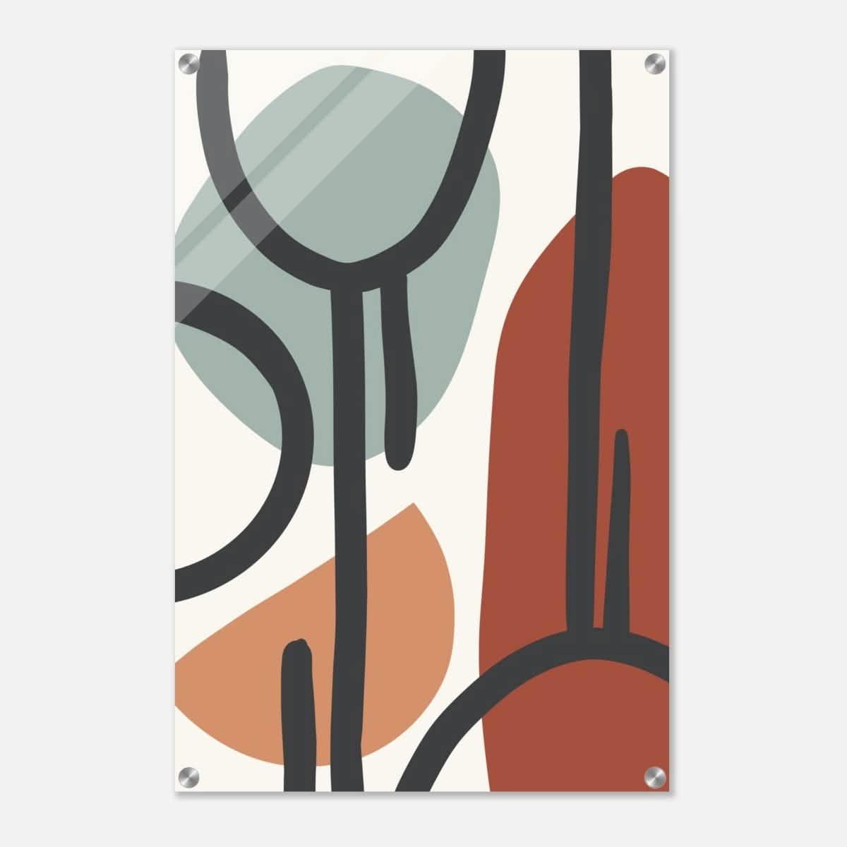 Da Vinci Bohemian Modern Art Wall art print - Acrylic Print - 50x75 cm / 20x30″ -