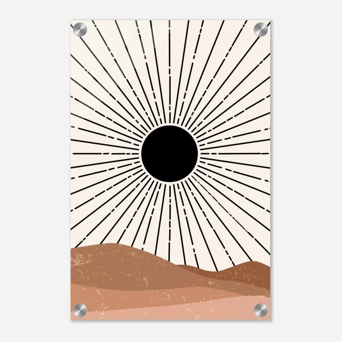 Da Vinci Bohemian Modern Minimalist Art Wall art print - Acrylic Print - 30x45 cm / 12x18″ -