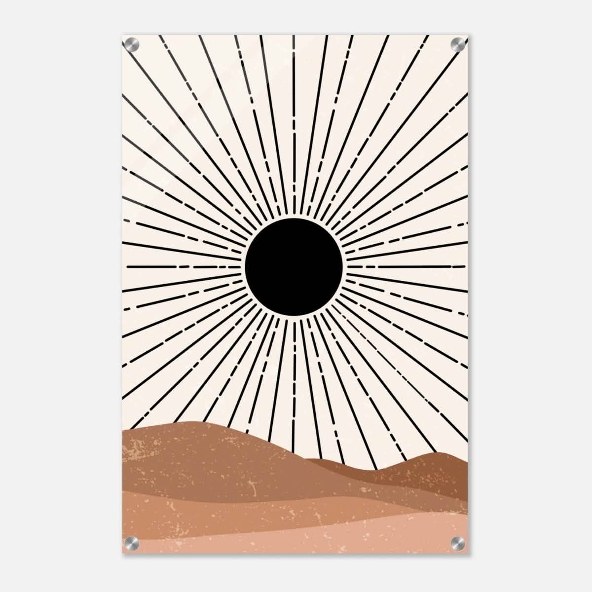 Da Vinci Bohemian Modern Minimalist Art Wall art print - Acrylic Print - 50x75 cm / 20x30″ -