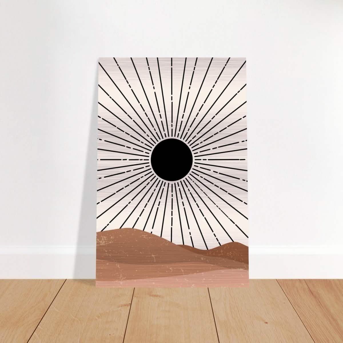 Da Vinci Bohemian Modern Minimalist Art Wall art print - Brushed Aluminum Print - 60x90 cm / 24x36″ -