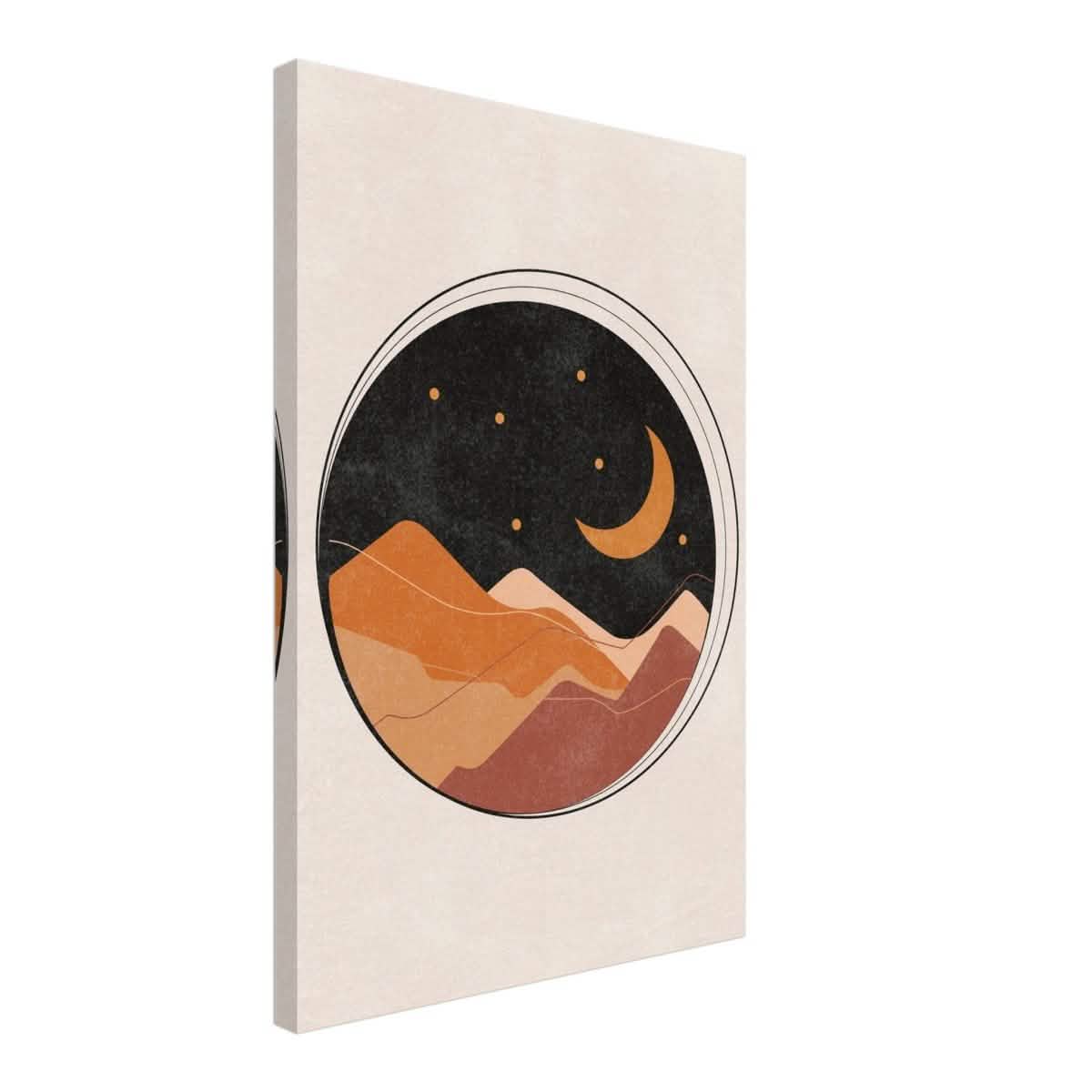 Da Vinci Contemporary Art Wall art print | Desert Moon - Canvas - 40x60 cm / 16x24″ -