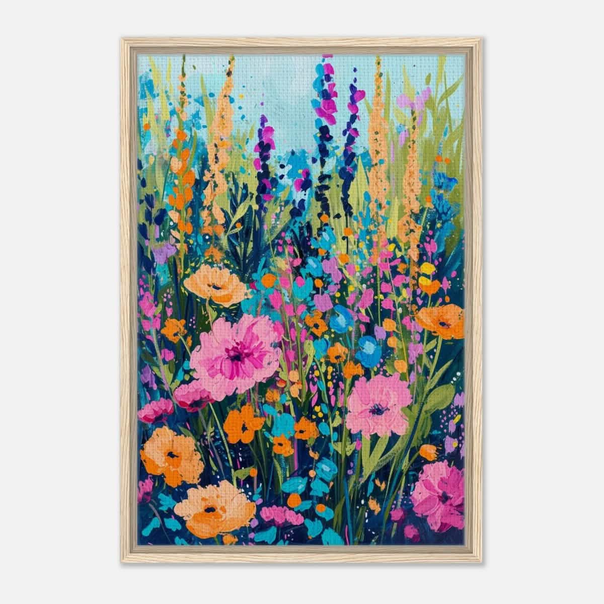 Da Vinci Contemporary Art Wall art print - Framed Canvas - 50x75 cm / 20x30″ - Wood frame