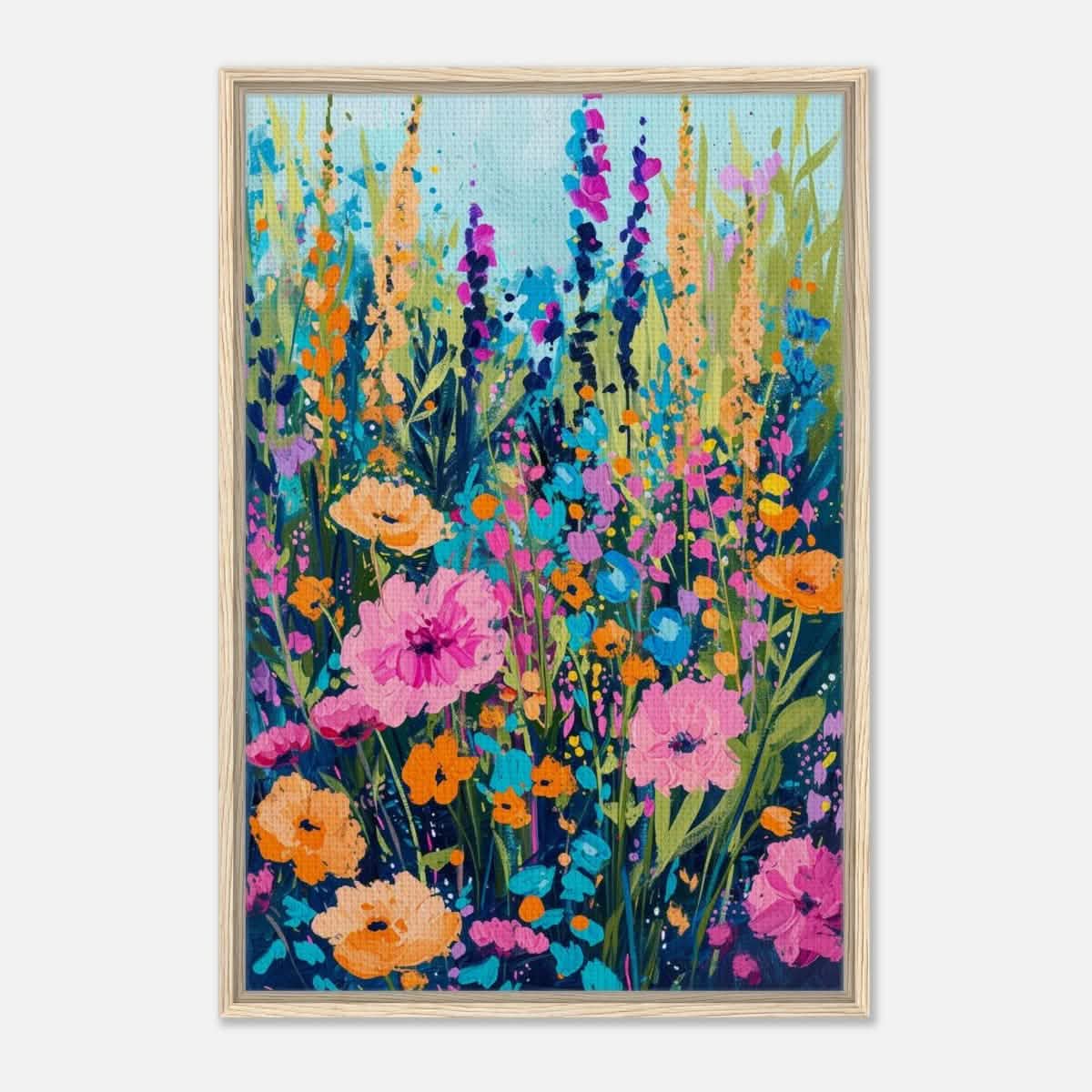 Da Vinci Contemporary Art Wall art print - Framed Canvas - 60x90 cm / 24x36″ - Wood frame