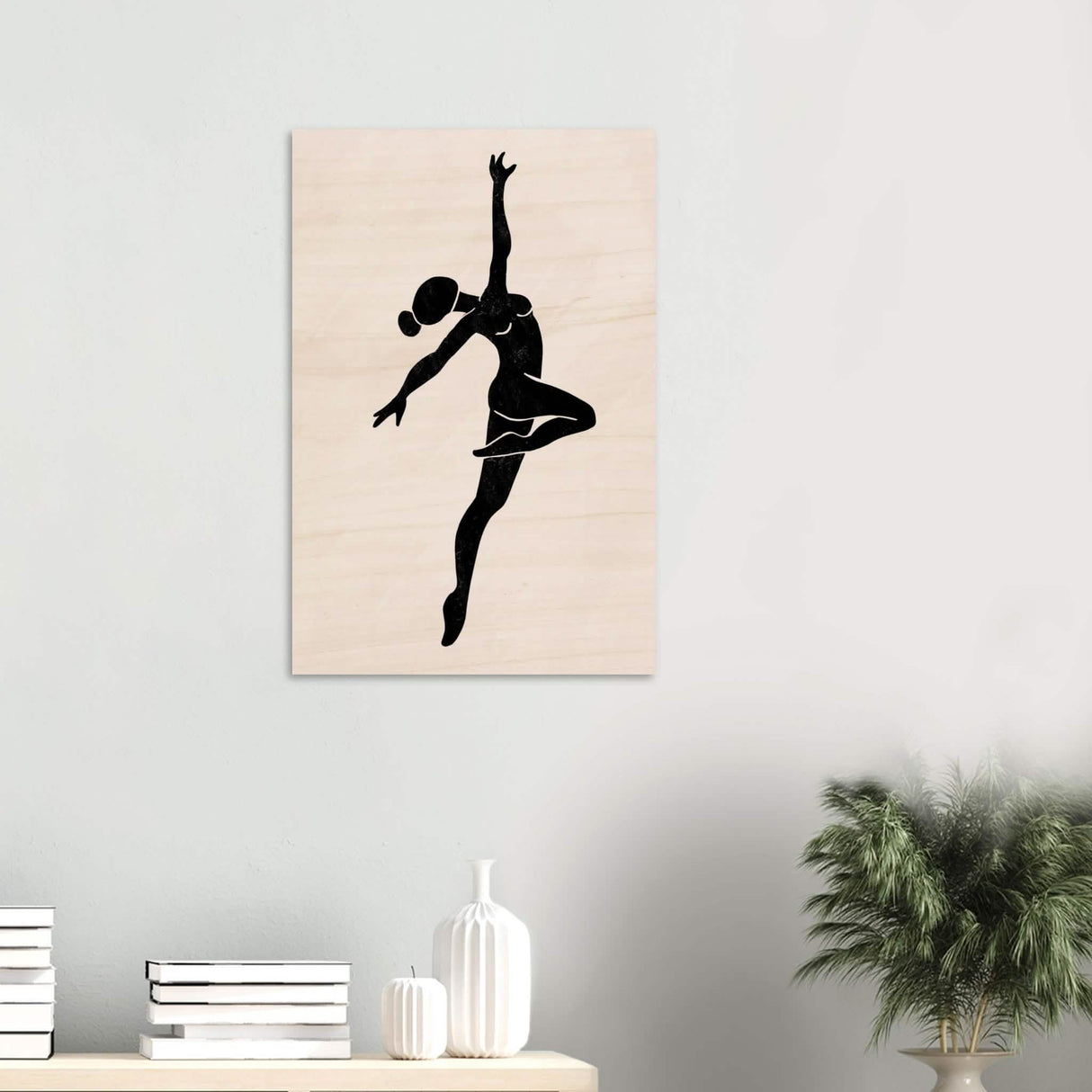 Da Vinci Contemporary Minimalist Art - Wood Prints - 50x75 cm / 20x30″ - 20 mm