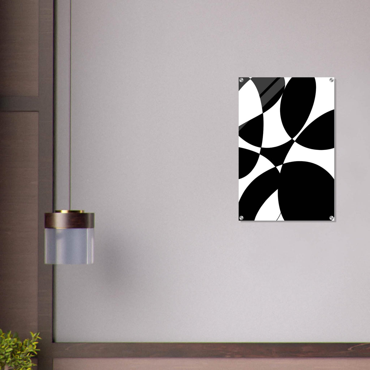 Da Vinci Contemporary Minimalist Art - Acrylic Print - 50x75 cm / 20x30″ -