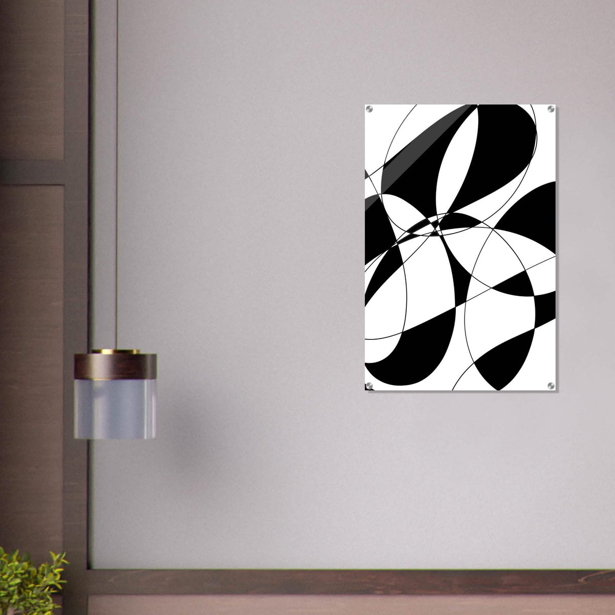 Da Vinci Contemporary Minimalist Art - Acrylic Print - 60x90 cm / 24x36″ -