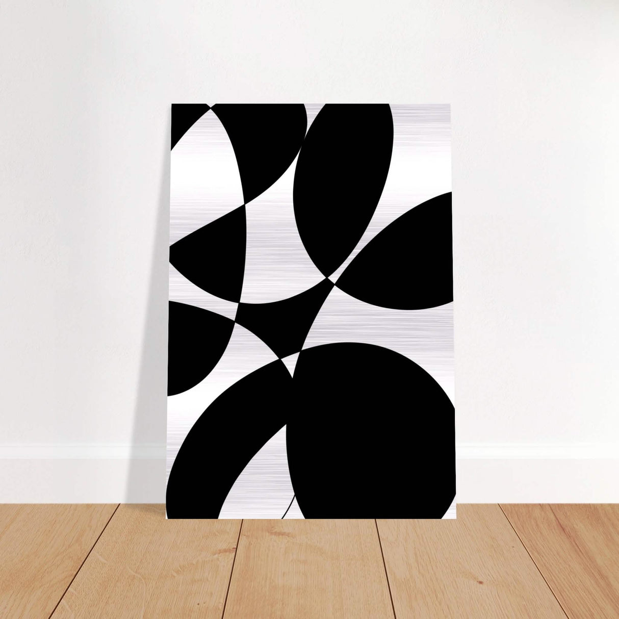 Da Vinci Contemporary Minimalist Art - Brushed Aluminum Print - 70x100 cm / 28x40″ -