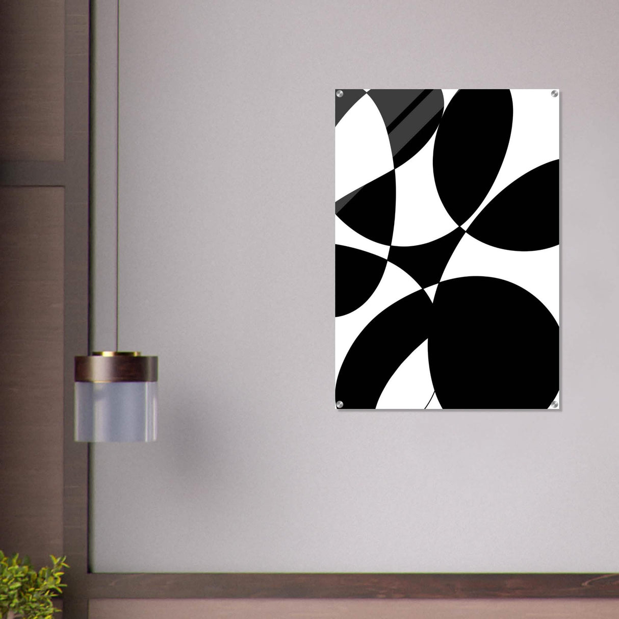 Da Vinci Contemporary Minimalist Art - Acrylic Print - 70x100 cm / 28x40″ -