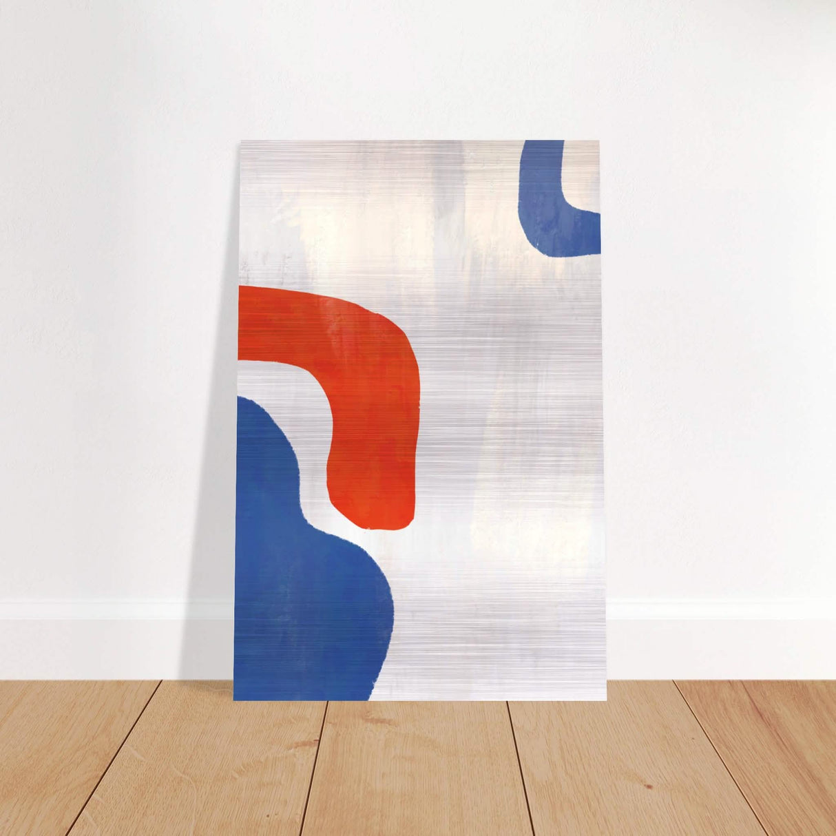 Da Vinci Contemporary Minimalist Art - Brushed Aluminum Print - 60x90 cm / 24x36″ -