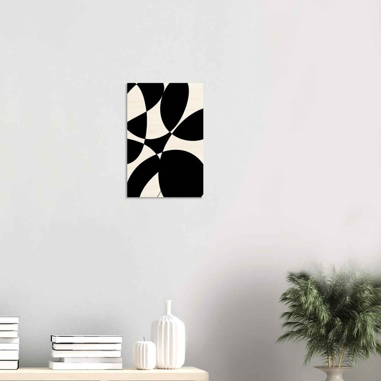 Da Vinci Contemporary Minimalist Art - Wood Prints - 30x45 cm / 12x18″ - 10 mm