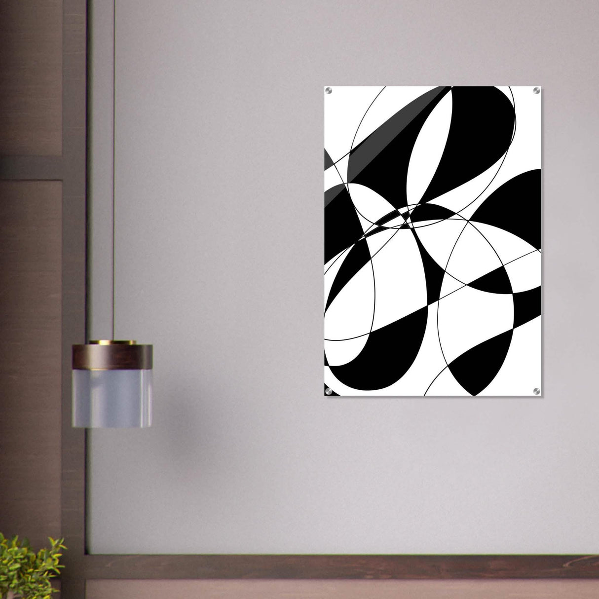 Da Vinci Contemporary Minimalist Art - Acrylic Print - 70x100 cm / 28x40″ -