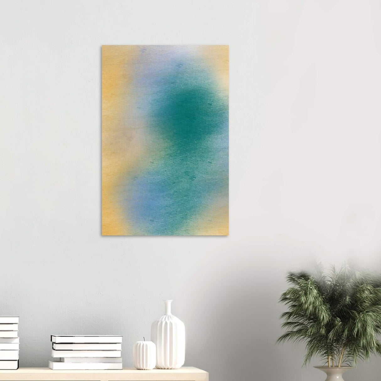 Da Vinci Contemporary Minimalist Art - Wood Prints - 50x75 cm / 20x30″ - 20 mm