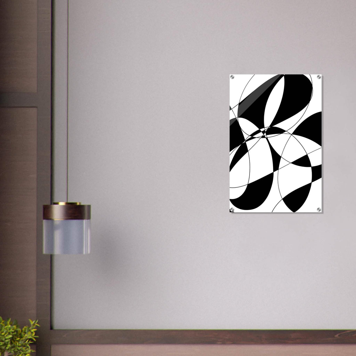 Da Vinci Contemporary Minimalist Art - Acrylic Print - 50x75 cm / 20x30″ -