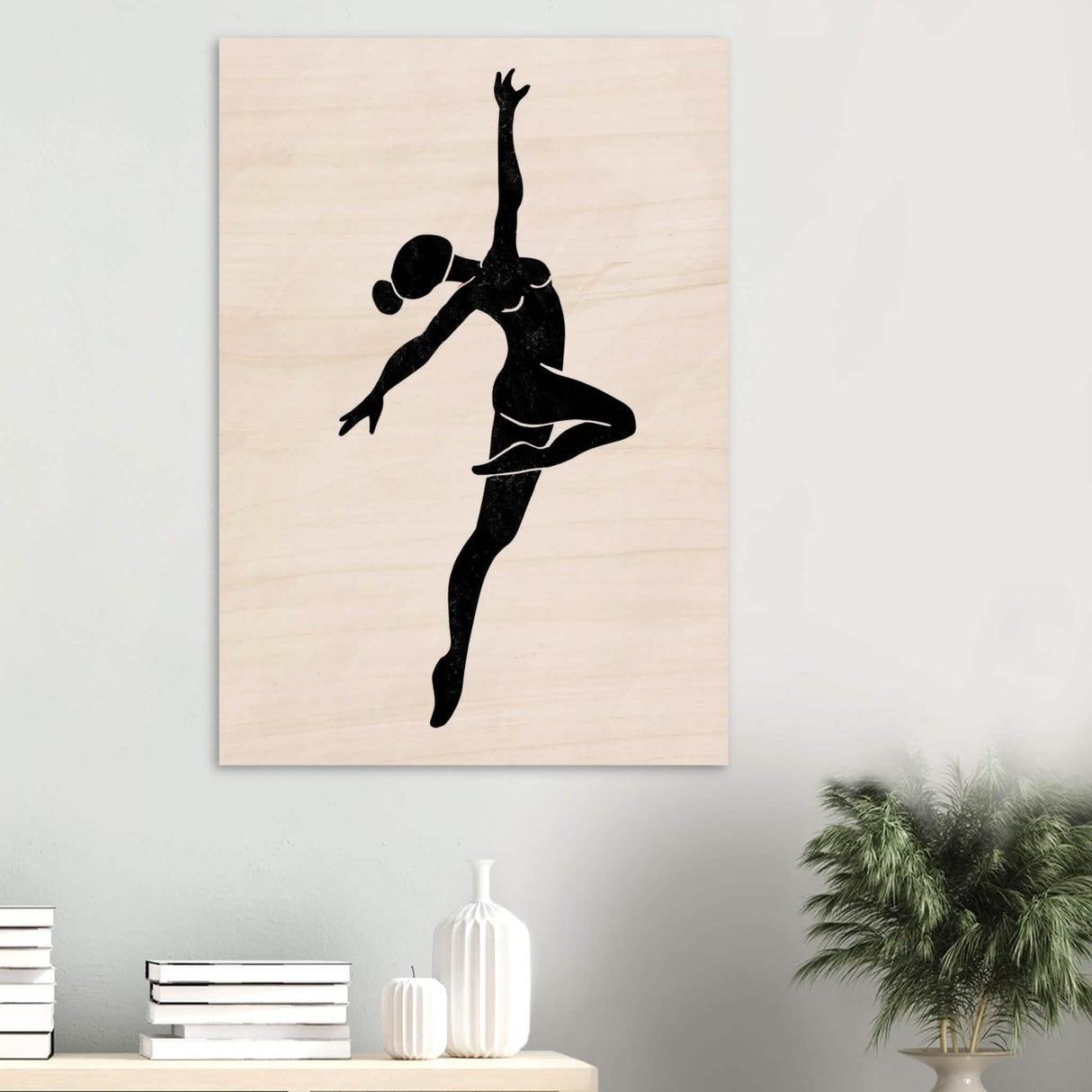 Da Vinci Contemporary Minimalist Art - Wood Prints - 70x100 cm / 28x40″ - 20 mm