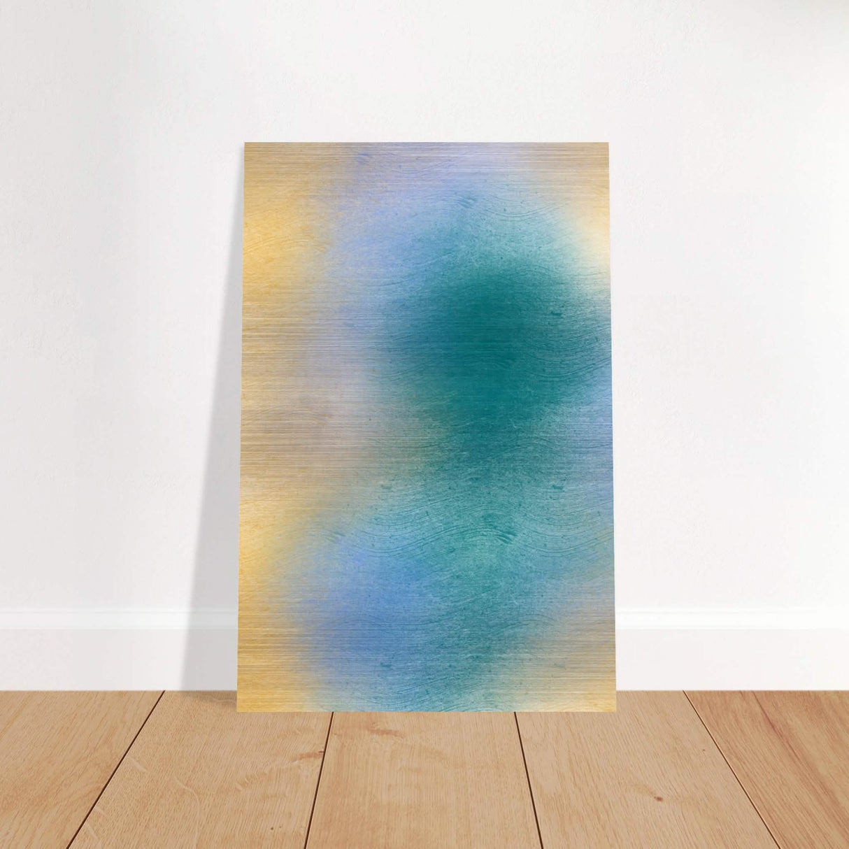 Da Vinci Contemporary Minimalist Art - Brushed Aluminum Print - 30x45 cm / 12x18″ -