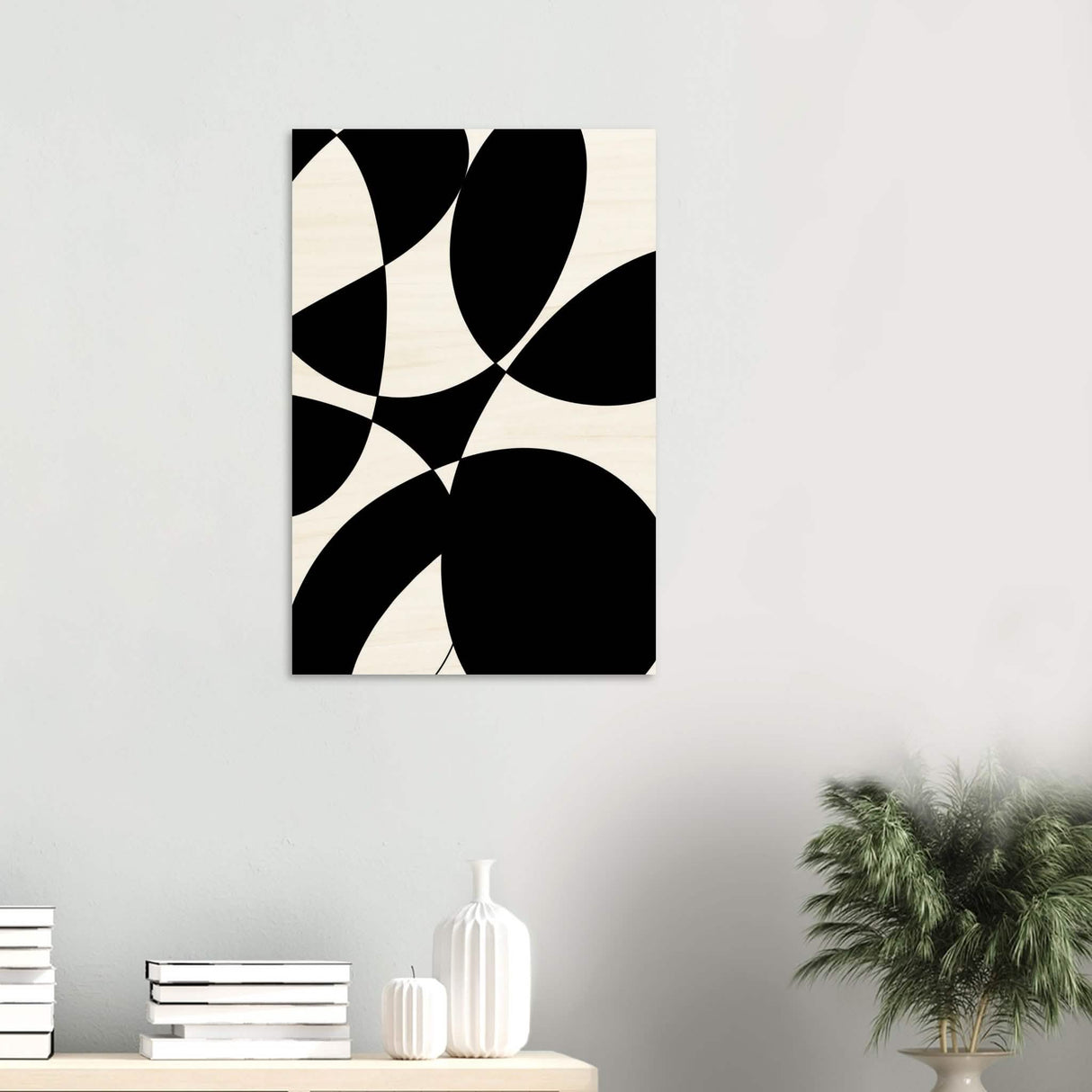 Da Vinci Contemporary Minimalist Art - Wood Prints - 50x75 cm / 20x30″ - 20 mm