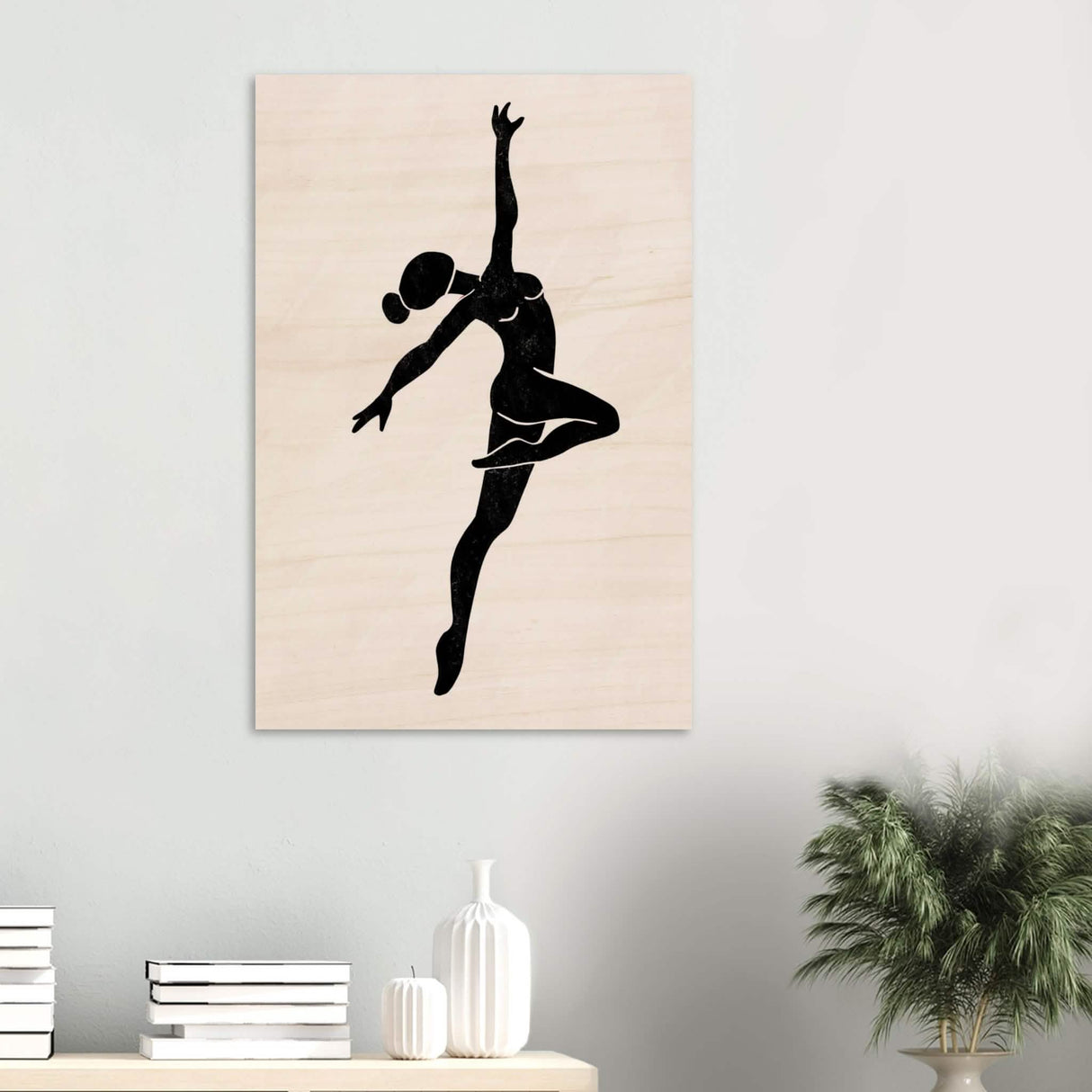 Da Vinci Contemporary Minimalist Art - Wood Prints - 60x90 cm / 24x36″ - 20 mm