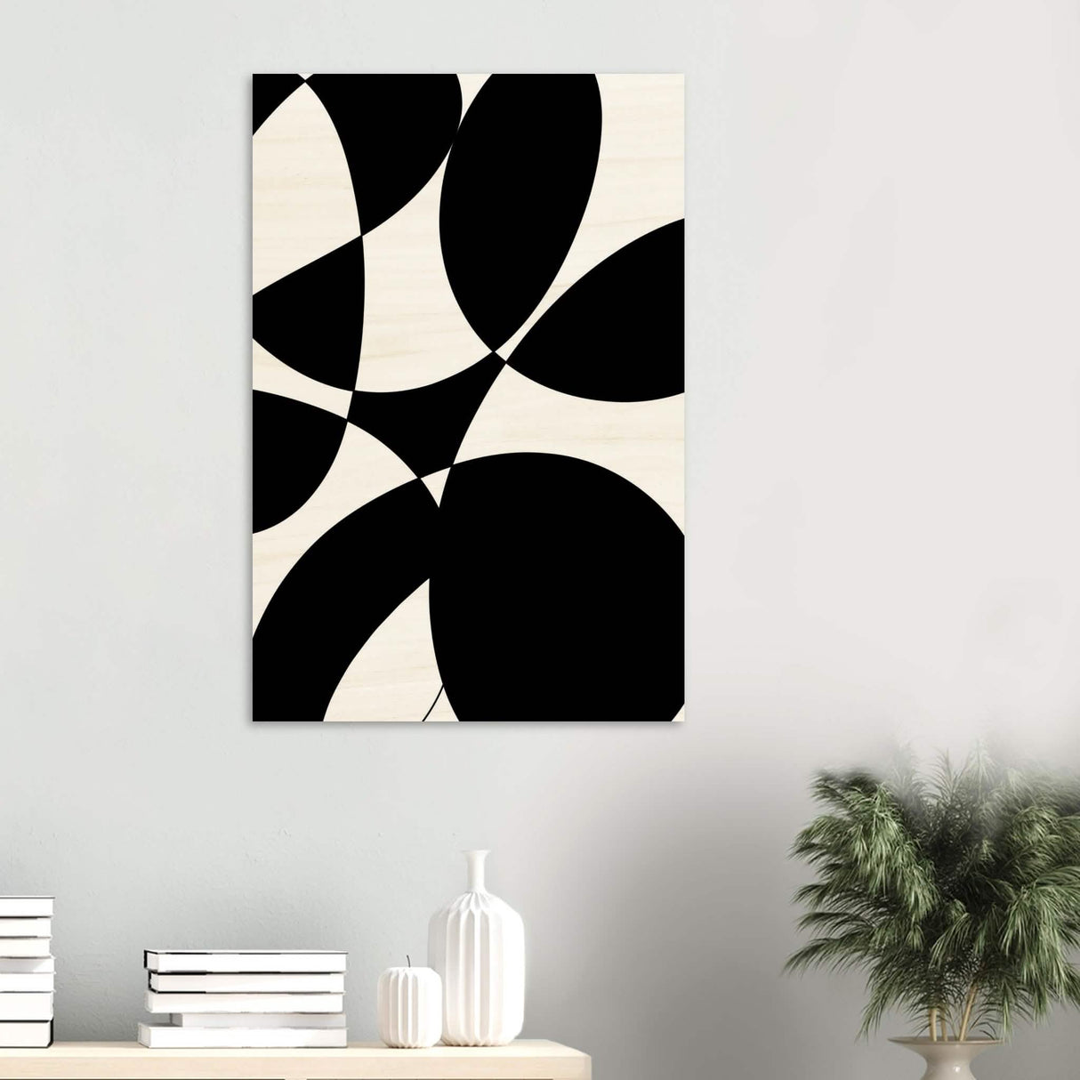 Da Vinci Contemporary Minimalist Art - Wood Prints - 60x90 cm / 24x36″ - 10 mm