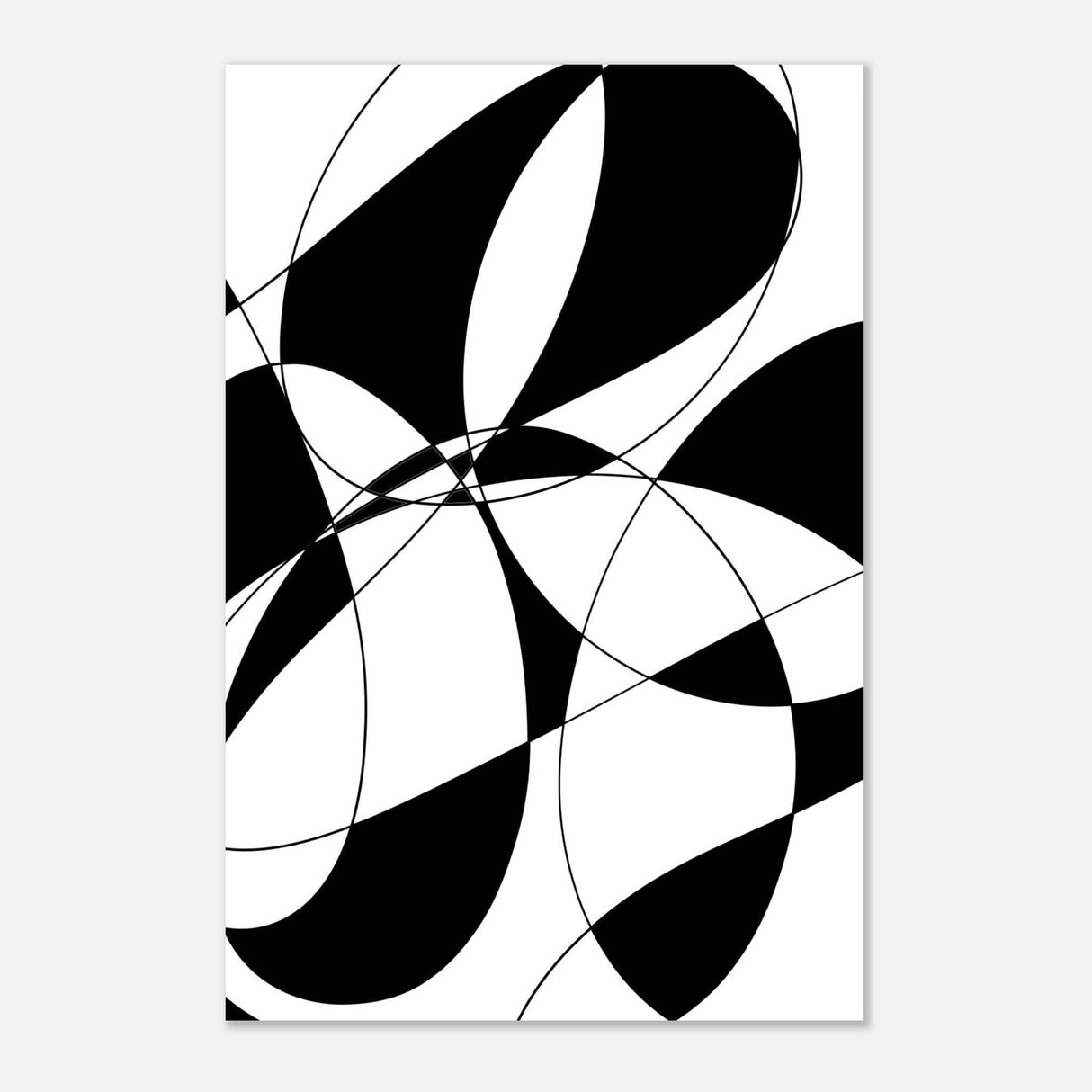 Da Vinci Contemporary Minimalist Art - Aluminum Print - 40x60 cm / 16x24″ -