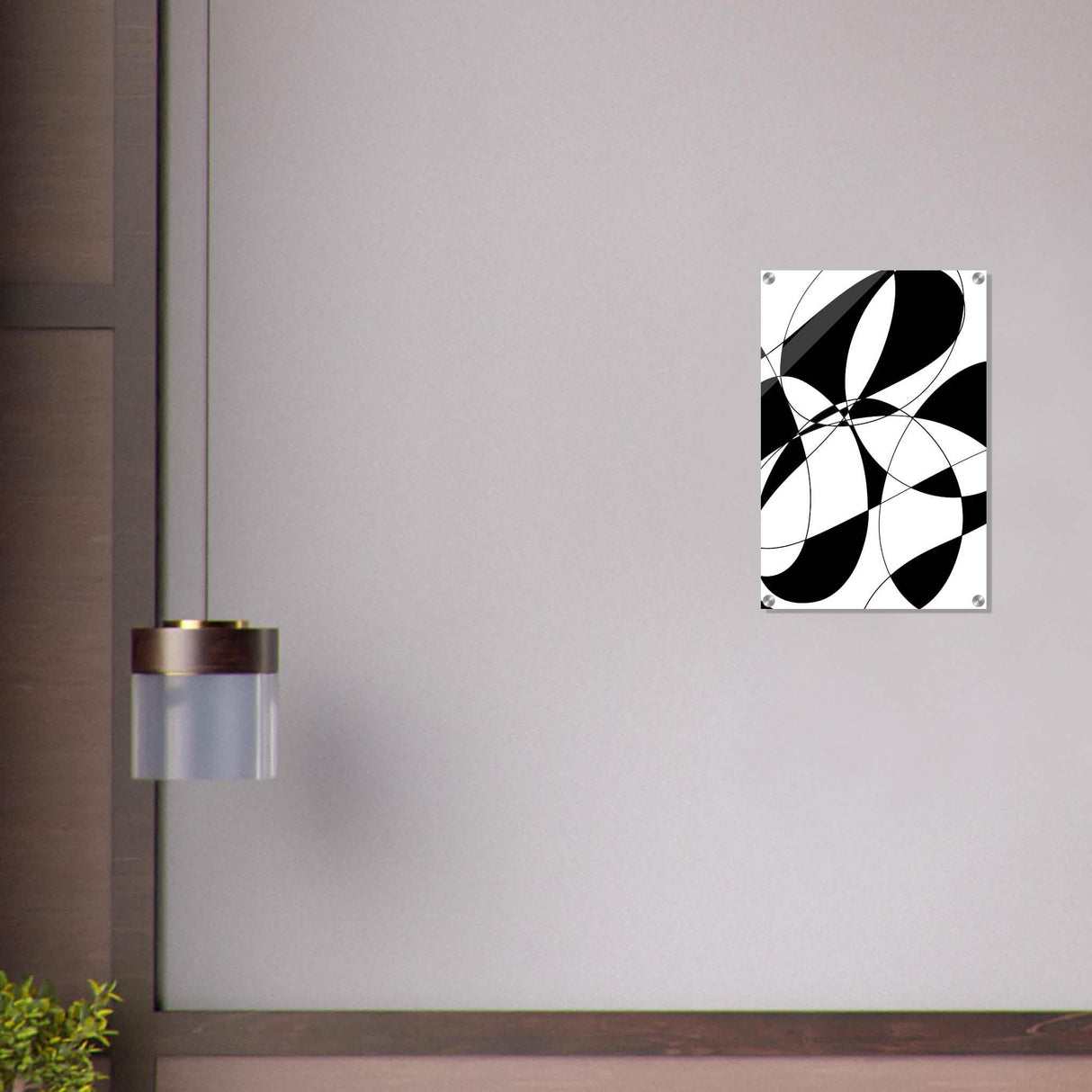 Da Vinci Contemporary Minimalist Art - Acrylic Print - 40x60 cm / 16x24″ -