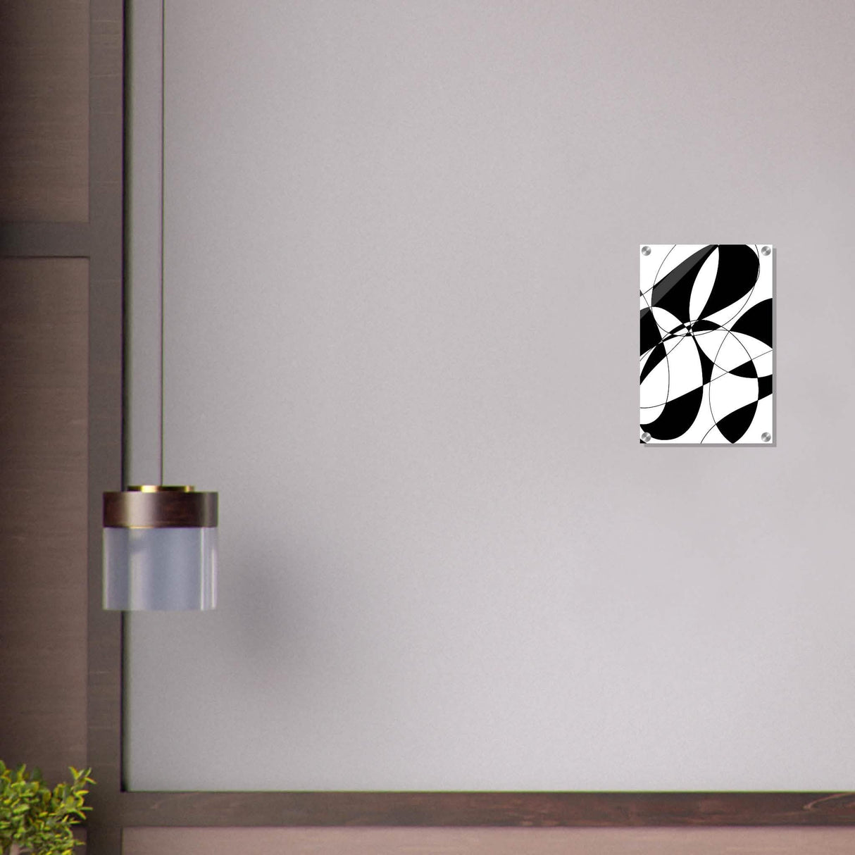 Da Vinci Contemporary Minimalist Art - Acrylic Print - 30x45 cm / 12x18″ -