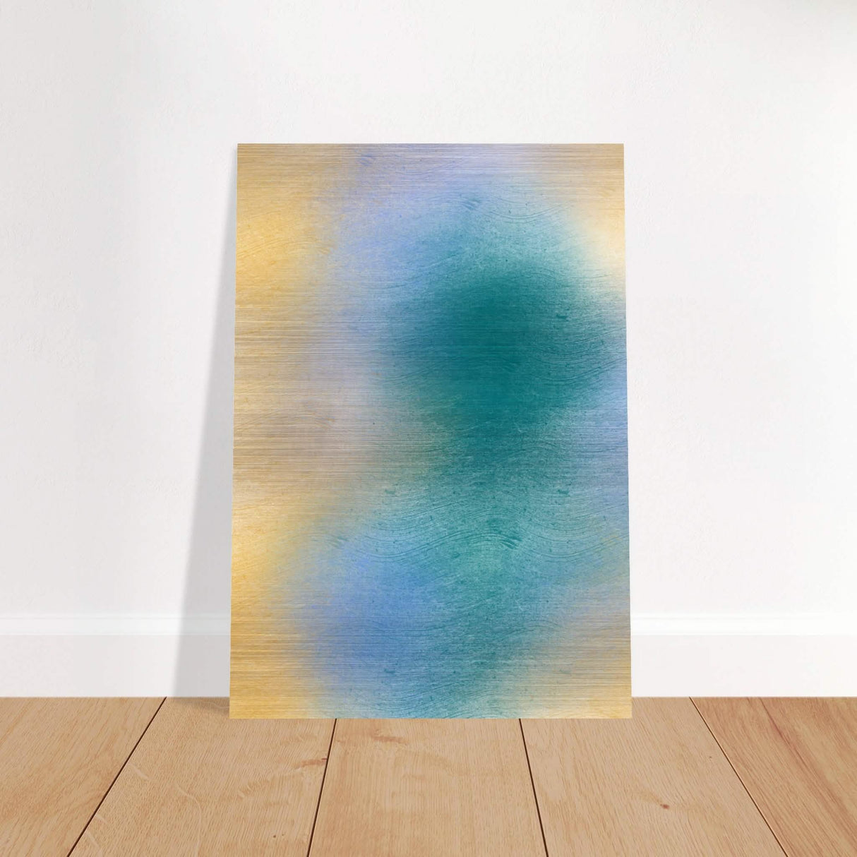 Da Vinci Contemporary Minimalist Art - Brushed Aluminum Print - 70x100 cm / 28x40″ -