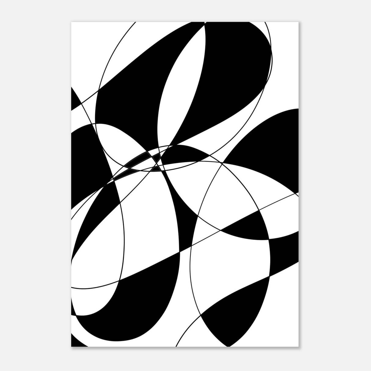 Da Vinci Contemporary Minimalist Art - Aluminum Print - 70x100 cm / 28x40″ -