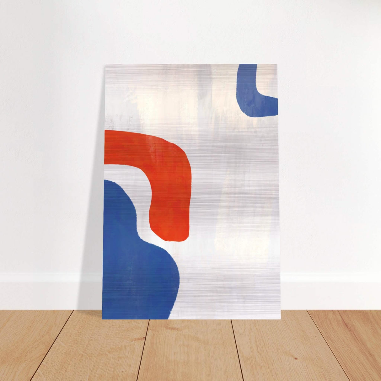 Da Vinci Contemporary Minimalist Art - Brushed Aluminum Print - 70x100 cm / 28x40″ -