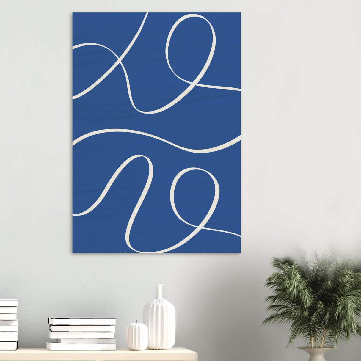 Da Vinci Contemporary Minimalist Wall Art - Wood Prints - 70x100 cm / 28x40″ - 10 mm