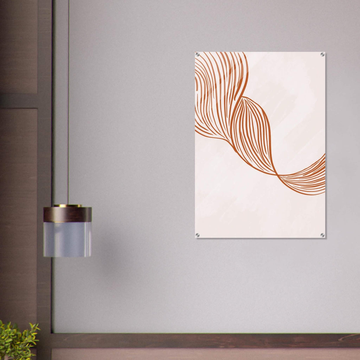 Da Vinci Contemporary Minimalist Wall Art - Acrylic Print - 70x100 cm / 28x40″ -