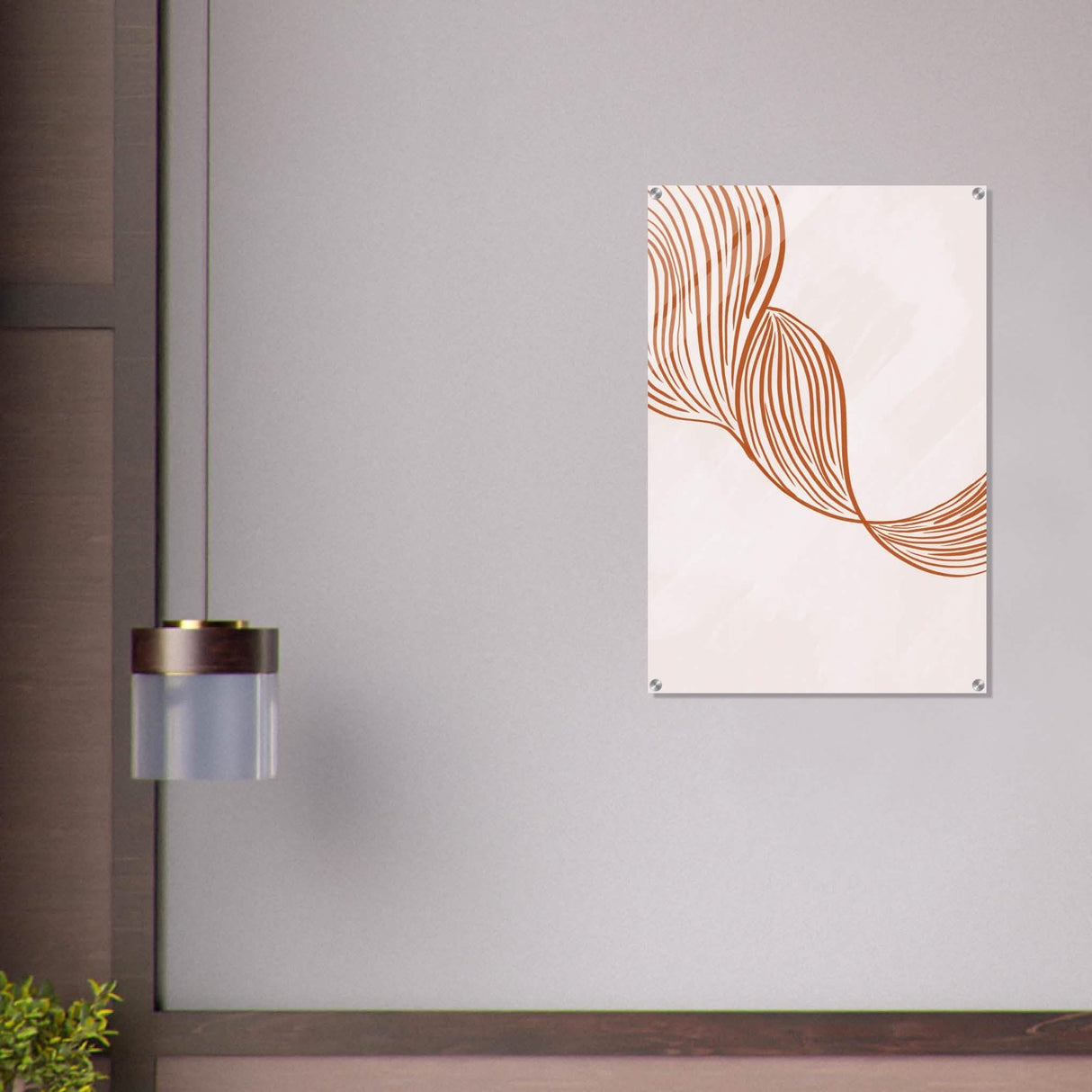 Da Vinci Contemporary Minimalist Wall Art - Acrylic Print - 60x90 cm / 24x36″ -