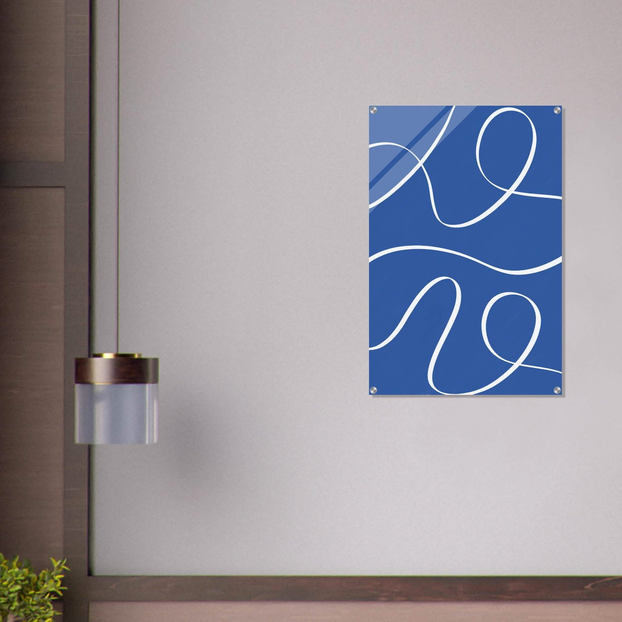 Da Vinci Contemporary Minimalist Wall Art - Acrylic Print - 60x90 cm / 24x36″ -